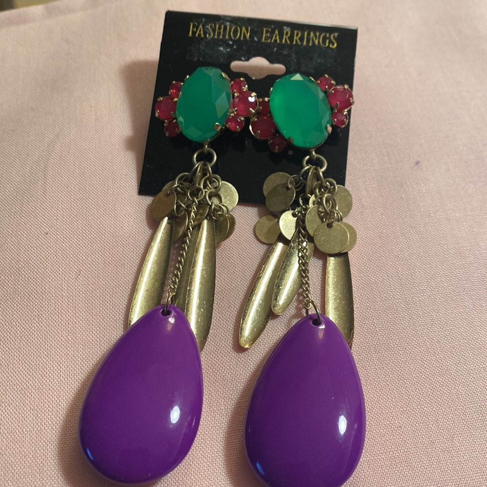 Colorful Dangling Earrings